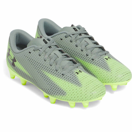 Under Armour Shadow Select 3 FG Soccer Cleats - Silica Green / Hi-Vis Yellow / Black