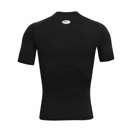 UA HeatGear Armour - T-shirt à manches courtes homme dos- noir / blanc