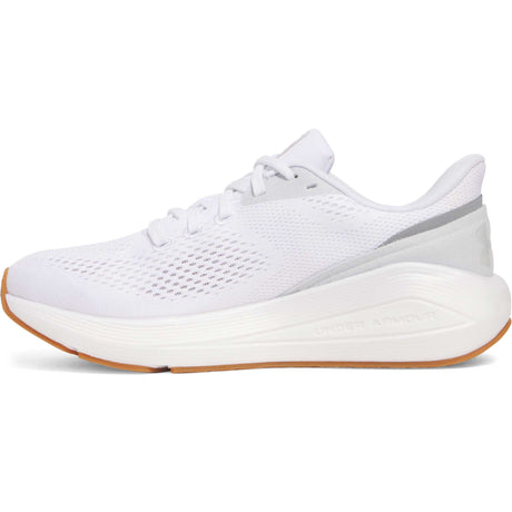 Under Armour Sonic 7 chaussures de course femme lateral - Blanc / Blanc / Blanc