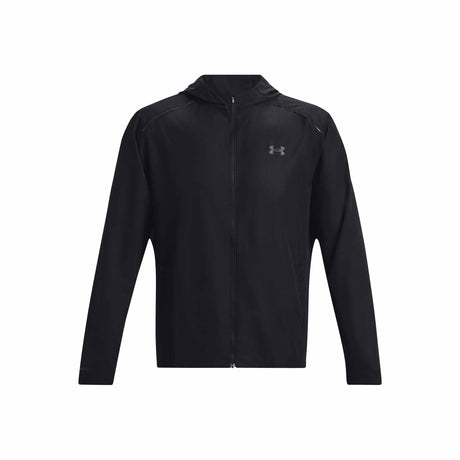 UA Storm Run veste à capuchon homme - Black / Jet Gray Reflective