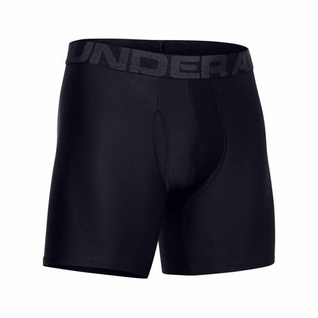 Under Armour Tech 6 Inch Boxer pour homme - paquet de 2 - Noir