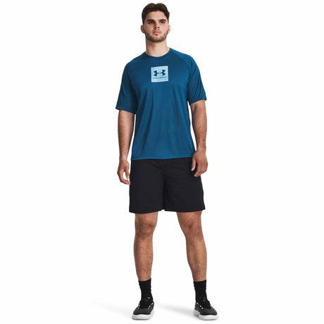 Under Armour Tech Print Fill T-Shirt pour homme - Varsity Blue / White