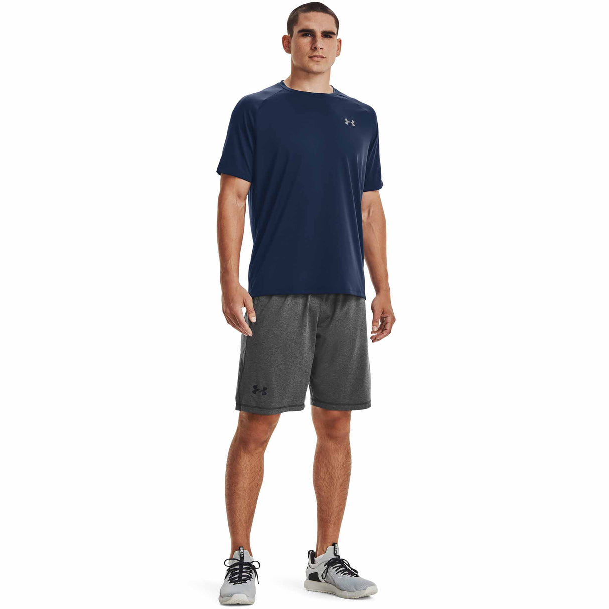 Under Armour Tech 2.0 SS Tee Men's - Academy / Graphite