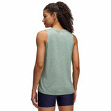 Under Armour Tech Twist camisole femme dos - Silica Green / White