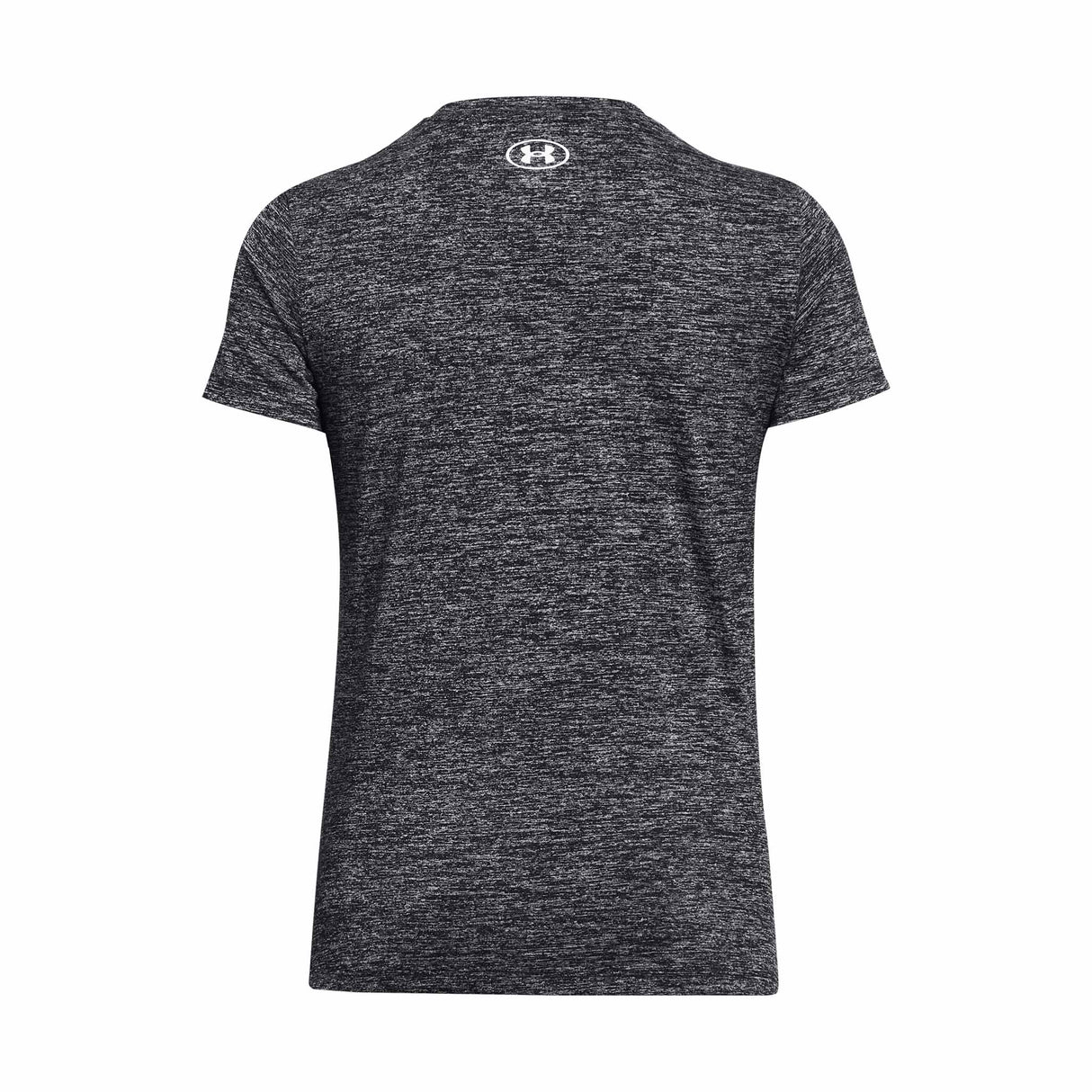 UA Tech Twist T-Shirt V Neck Femme -Noir / Blanc