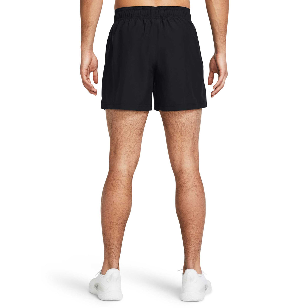 Under Armour Tech shorts tissés 5 pouces pour homme  dos live- Black / Castlerock