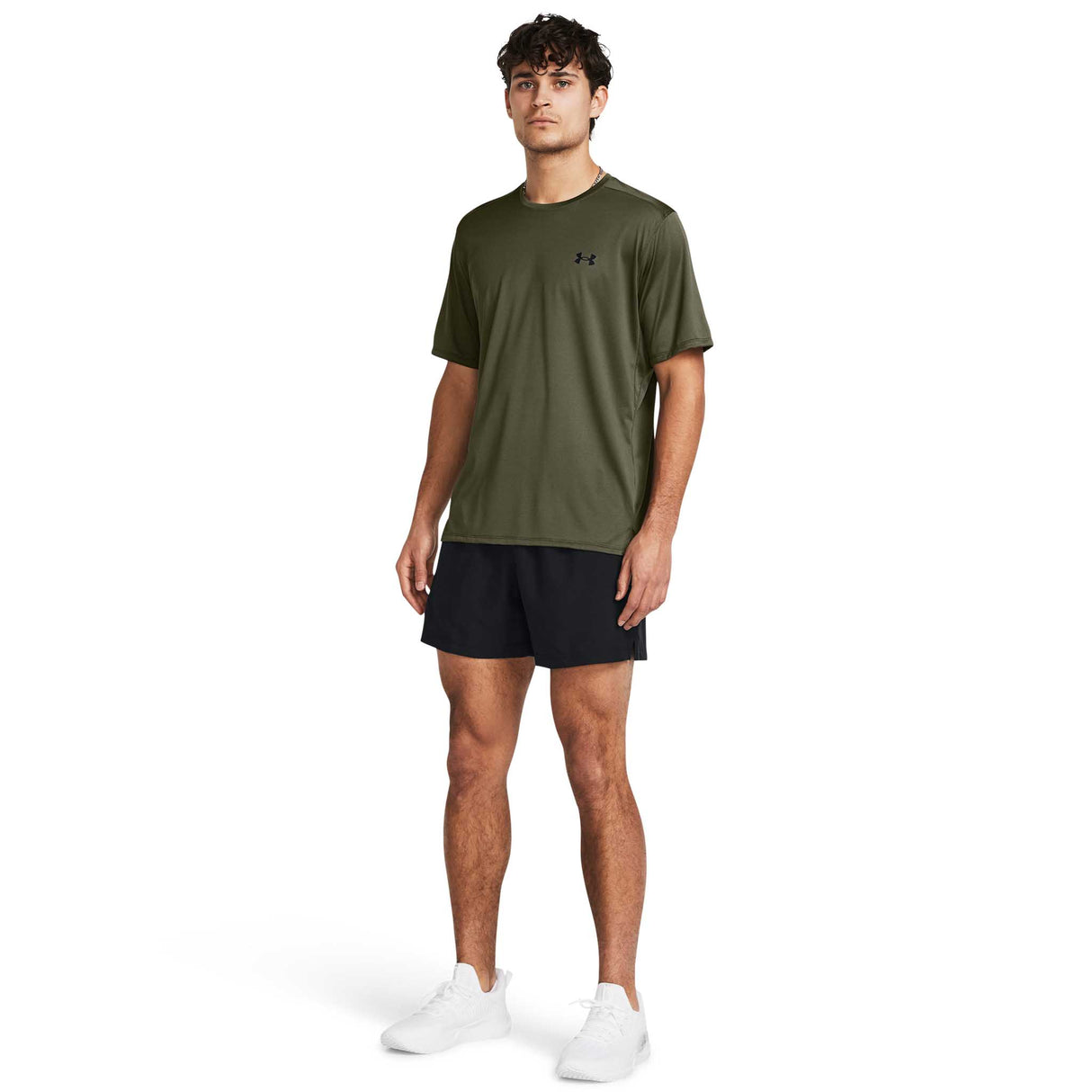 Under Armour Tech shorts tissés 5 pouces pour homme live - Black / Castlerock