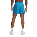 Under Armour Tech shorts tissés 5 pouces pour homme dos - Ether Blue / White