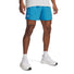 Under Armour Tech shorts tissés 5 pouces pour homme - Ether Blue / White