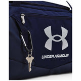 UA Undeniable 5.0 Duffle sac de sport - Small - live -Bleu Marine / Argent Métallique