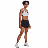 UA Flex short tissé 2-en-1 pour femme face - noir