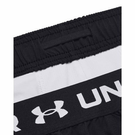 UA Vanish Woven shorts 2-en-1 pour homme - Noir / Blanc