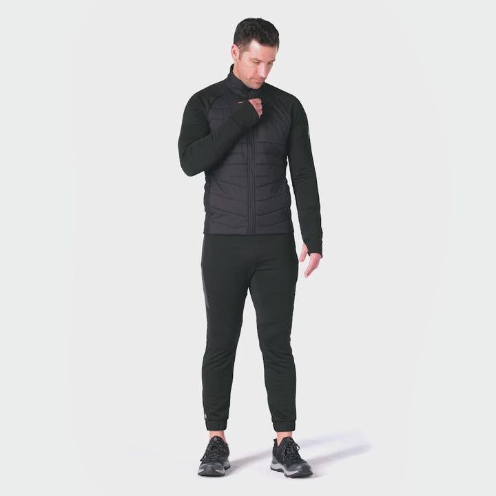 Smartwool manteau hybride Smartloft pour homme video - noir