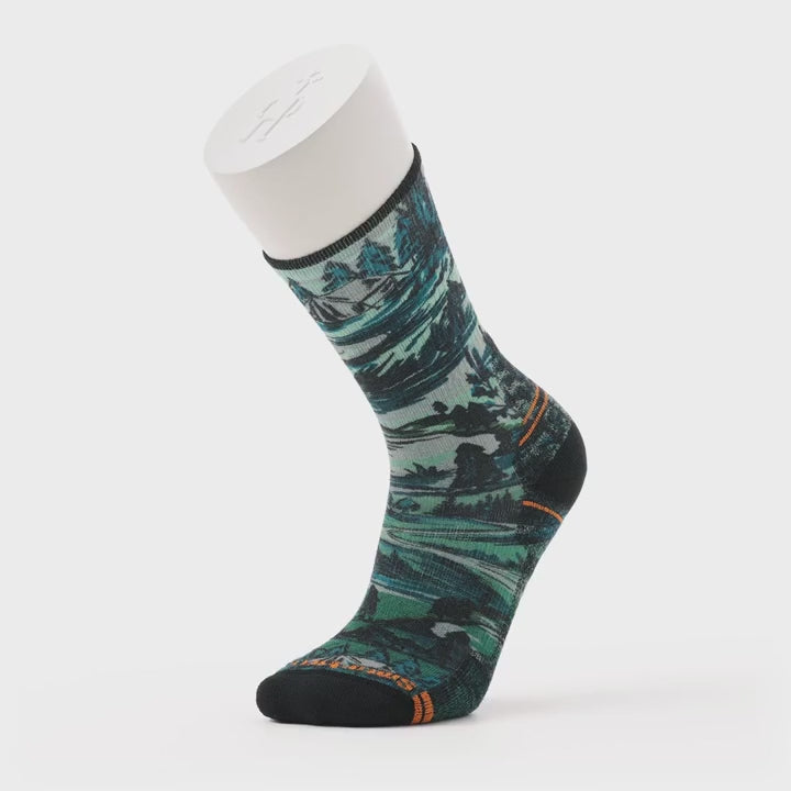 Smartwool chaussettes de randonnée à motif pour homme - Winter Moss