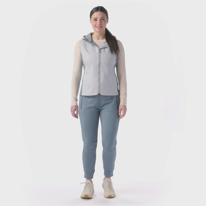 Smartwool veste Smartloft pour femme video - gris tempête