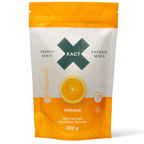 XACT Energy Minis 250g Fruit Bars - Orange