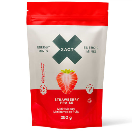 XACT Energy Minis 250g Fruit Bars - Strawberry