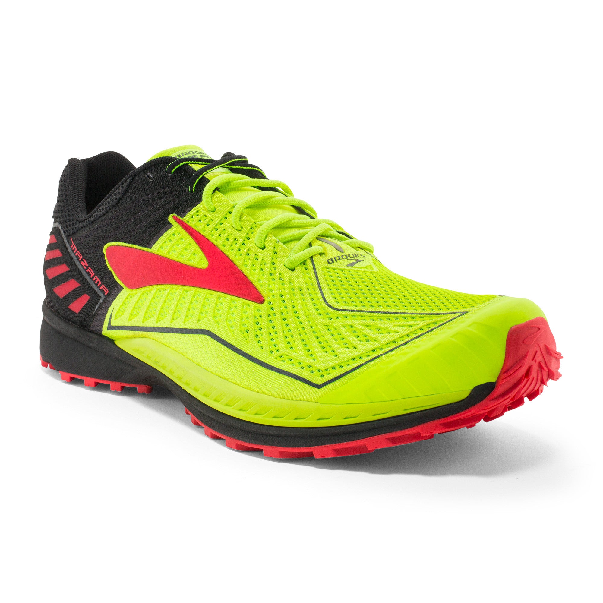 brooks mazama mens red