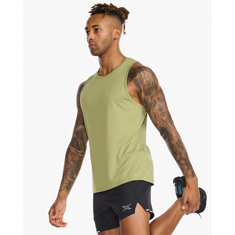 2XU Aero Tank camisole de course glade homme live