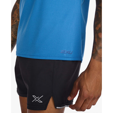 2XU Aero Tank camisole de course starling homme logo