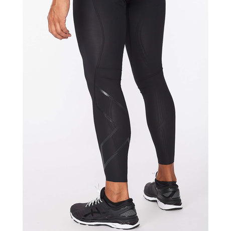 2XU Force Compression leggings de course tout noir homme jambe