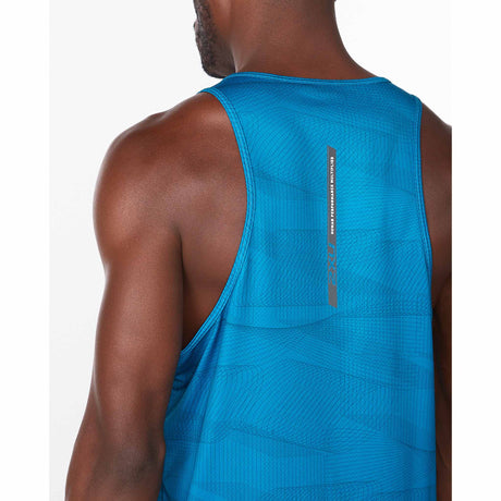 2XU Light Speed Singlet maillot de corps pour homme vue de dos près