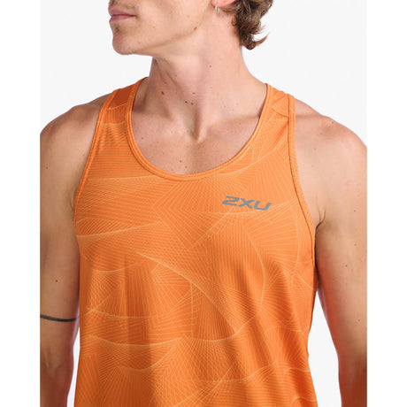 2XU Light Speed Singlet maillot de corps Spiral homme detail