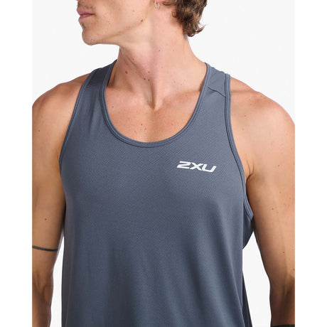 2XU Light Speed Singlet maillot de corps Turbulence homme detail