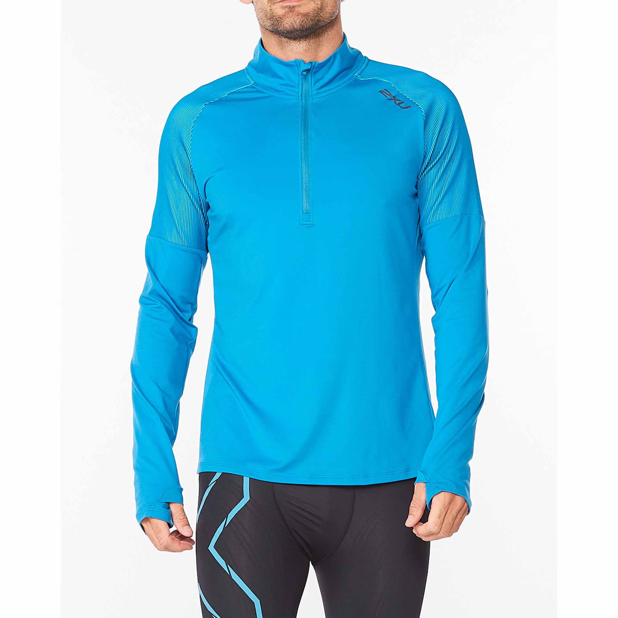 2XU Light Speed 1/2 Zip long sleeve running shirt for men – Soccer