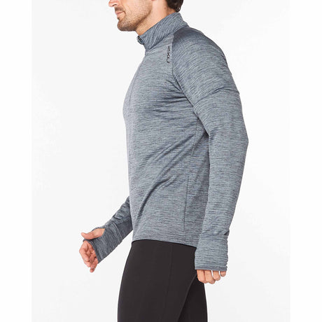 2XU Chandail manches longues Ignition 1/4 Zip pour homme vue de côté