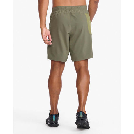 2XU Motion 8 Inch shorts de course à pied alpine glade homme dos