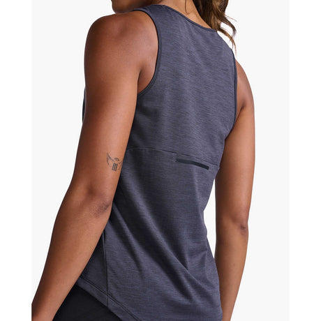 2XU Motion Tank camisole de course à pied femme dos - india ink