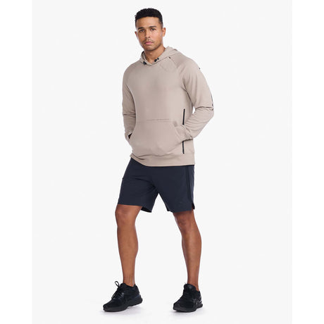 2XU Motion Hoodie chandail à capuchon caillou noir homme live