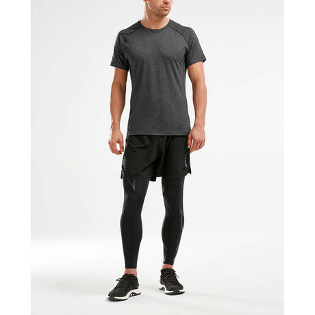 2XU X-Ctrl T-shirt manches courtes de sport charcoal homme