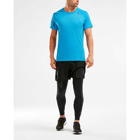 2XU X-Ctrl T-shirt manches courtes de sport bleu homme