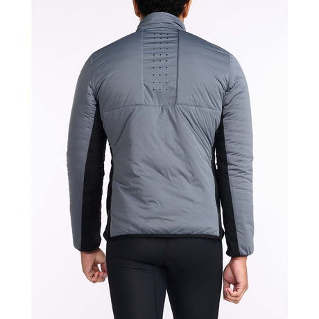 2XU Ignition Insulation Jacket manteau de course à pied homme black turbulence dos