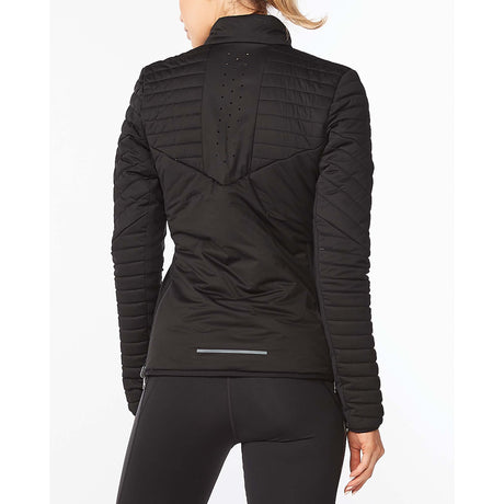 2XU Ignition Insulation Jacket manteau réversible black turbulence pour femme dos details 2