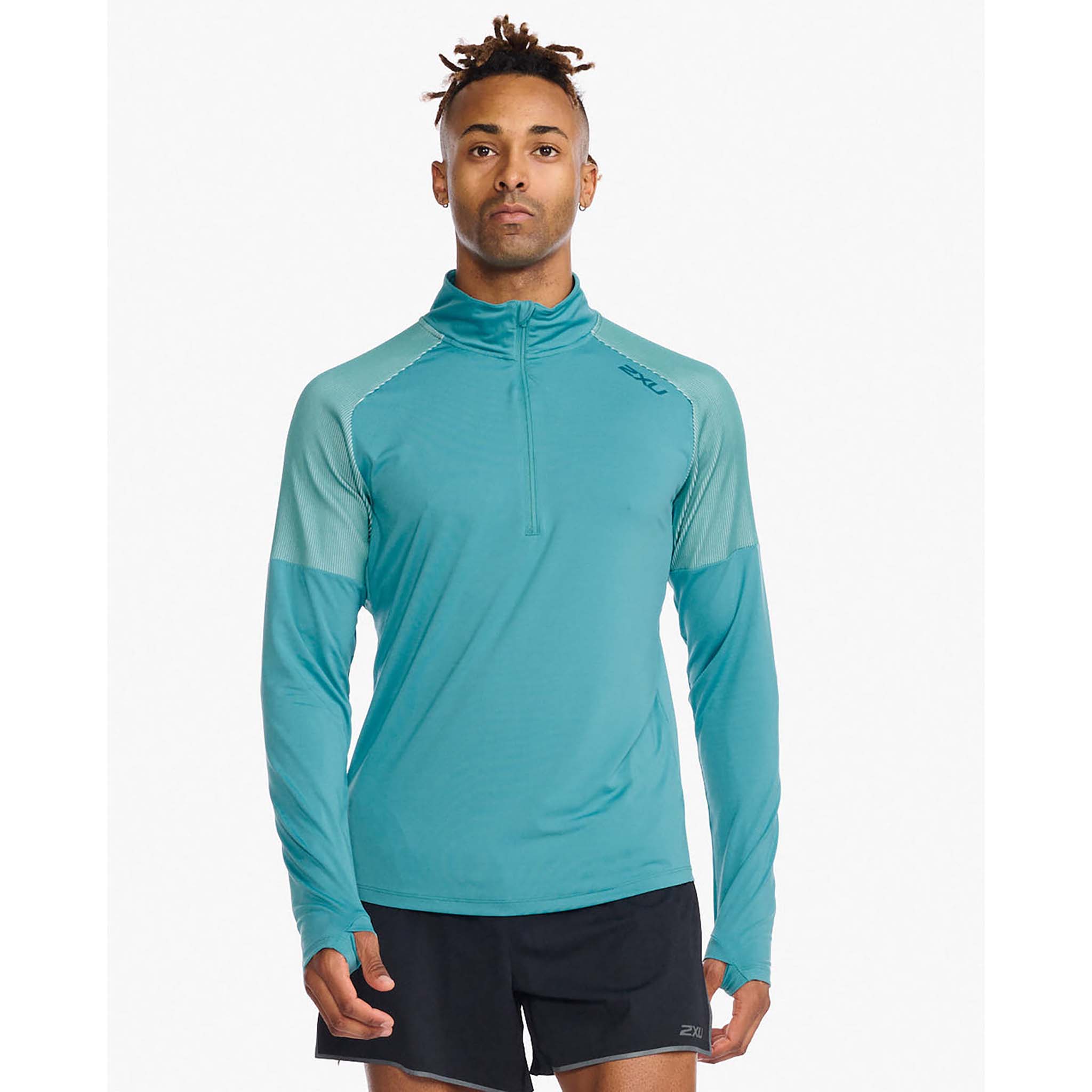 2XU Light Speed 1/2 Zip long sleeve running shirt for men – Soccer