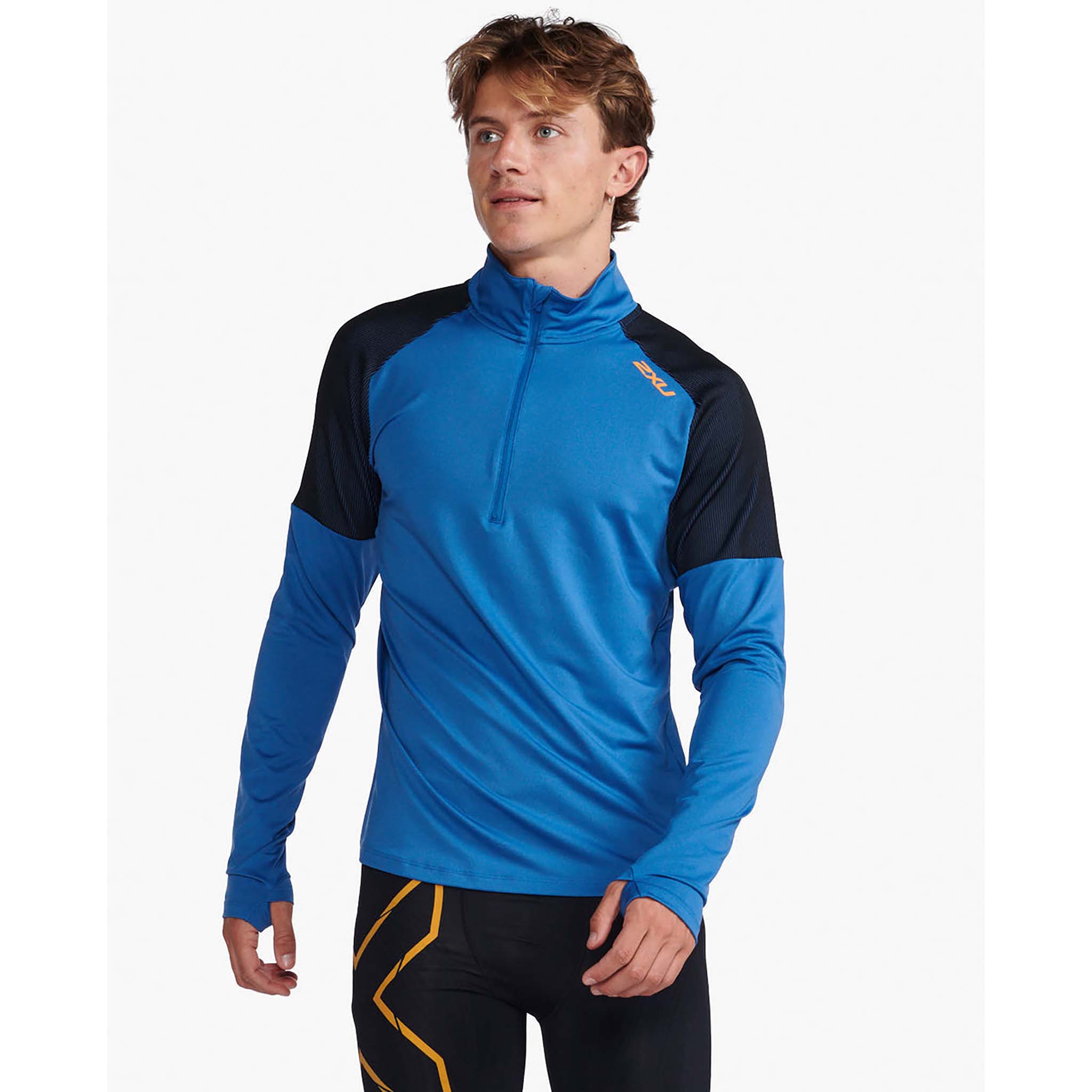 2XU Light Speed 1/2 Zip long sleeve running shirt for men – Soccer