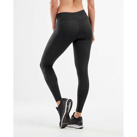 2XU legging de compression taille mi-haute de course à pied femme logo pointillé rv