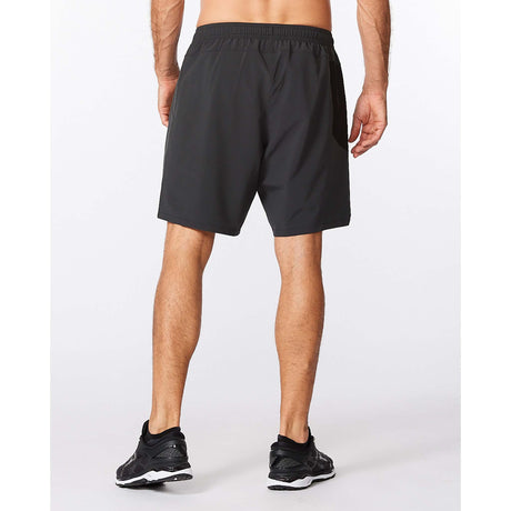 2XU Motion 8 Inch shorts de course à pied noir pour homme dos