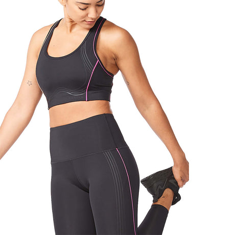 2XU Motion Digi-Pop Crop Top de sport femme live