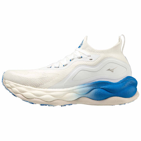 Mizuno Wave Neo Ultra chaussures de course à pied pour femme - Undyed White / Peace Blue