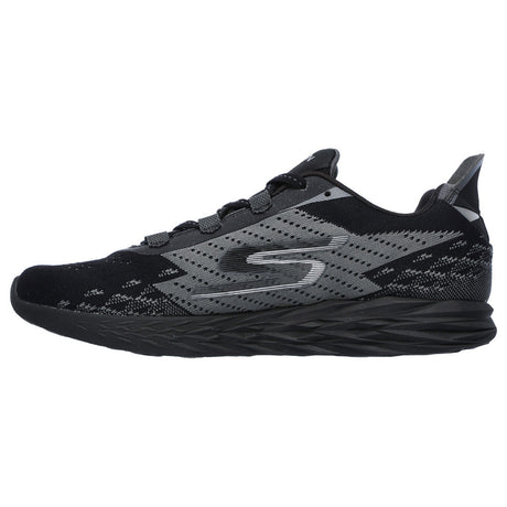 Skechers GoRun 5 noir chaussures de course à pied homme vue latérale 2