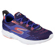 Skechers GoRun 5 chaussures de course à pied homme bleu orange  vue latérale angulee