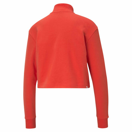 Puma Rebel Half-zip Crew TR pour femme Rouge dos