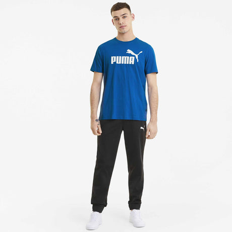 Puma t-shirt Essential Logo Tee pour homme Bleu modèle 2