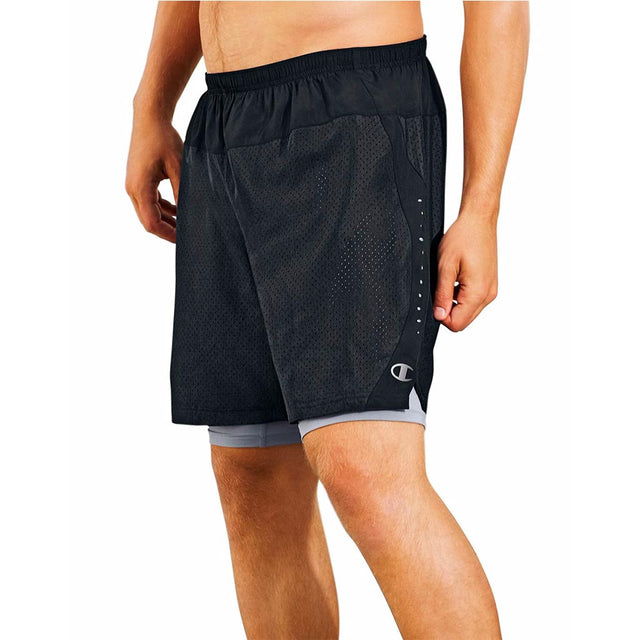 Short Champion CTRL homme 4" noir