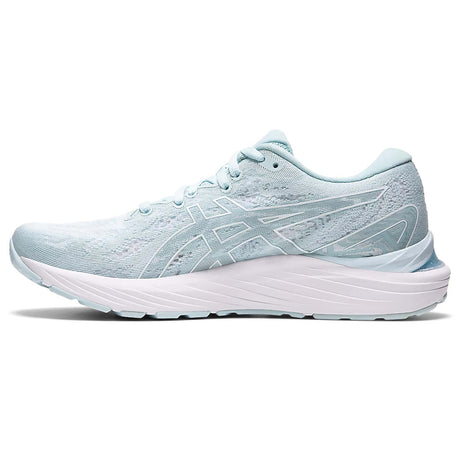 Asics Gel Cumulus 23 running femme aqua angel blanc lateral