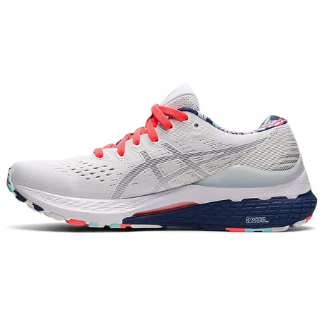 ASICS Gel Kayano 28 running white thunder blue femme lateral